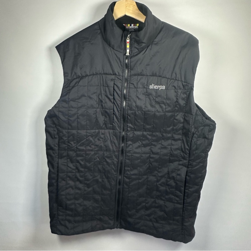 Sherpa puffer vest